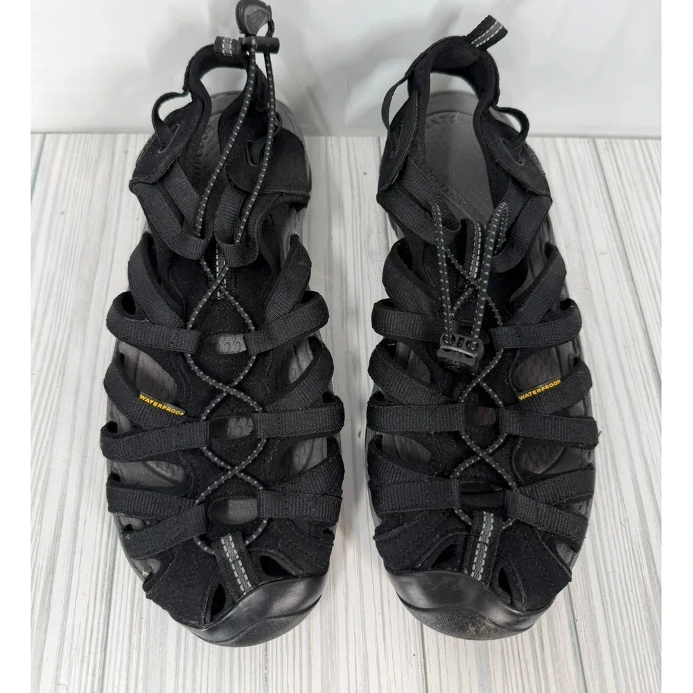Keen Newport H2 Mens Black Waterproof Sport Hiking Sandals Hybrid Water Shoes